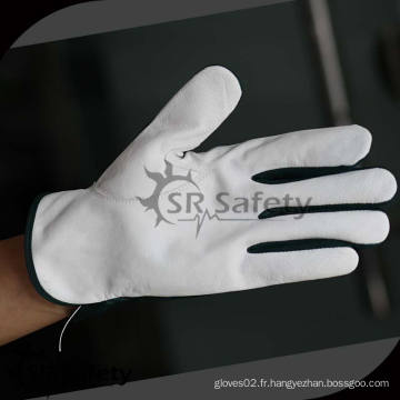 SRSAFETY Ruban vert foncé import de gants en cuir